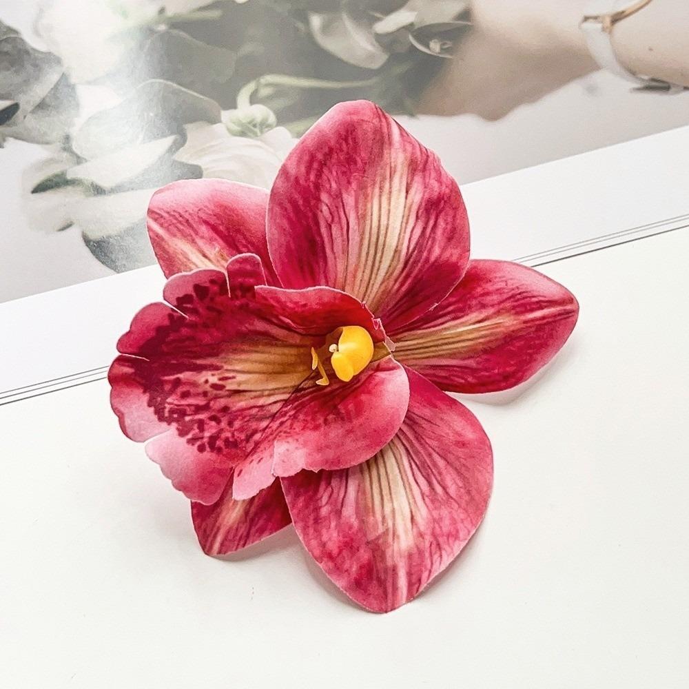 Artificial Magnolia Hair Barrettes Do Not Hurt Hair Hairpins Hearwear Beach Party Hawaiian