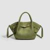 New Green Personalized Dumpling Bag New Women's Shoulder Messenger Bag Handbag Bag Portable