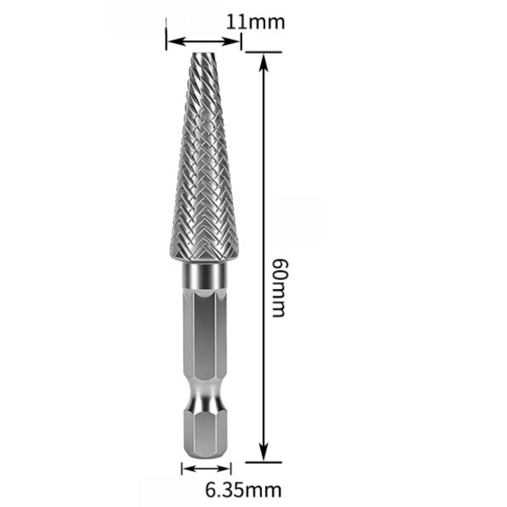 1/1inch Hex Shank Rotary Steel File For Drilling Grinding Sanding Engraving Rotary File For DIY Workshop Projects