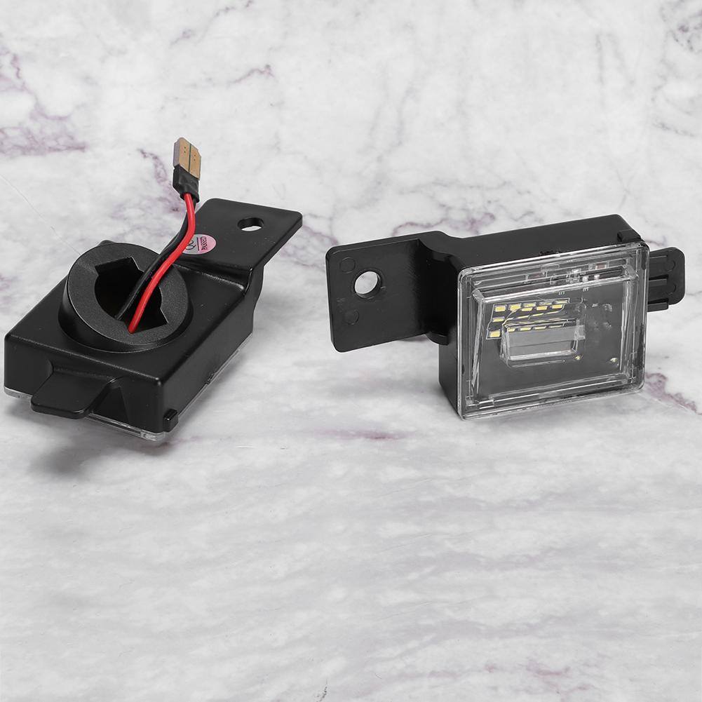 Pair Left Right 15LED License Number Plate Light Fits for Chevy Silverado 20142018DC12V