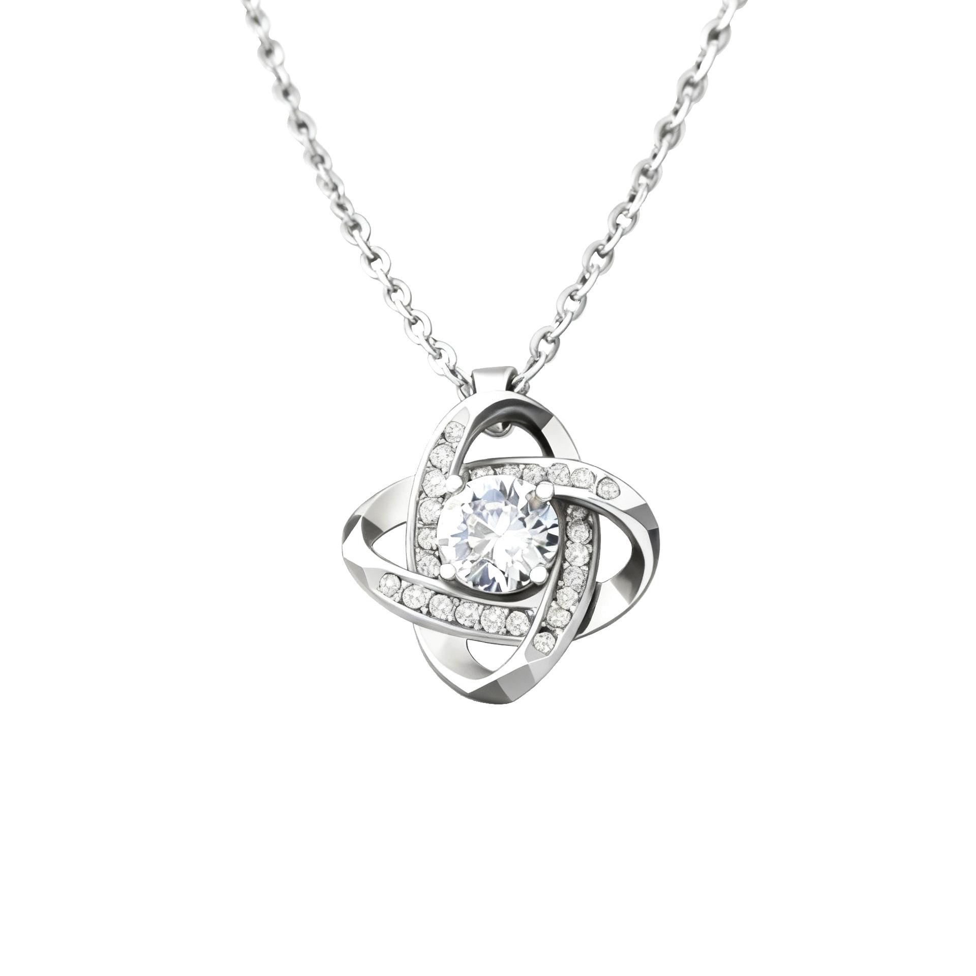 

Luxurious Four-leaf Clover Pendant Necklace with Diamonds - Perfect Holiday Gift for Women