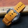 For G-SHOCK GST-W120L S130L S310 B100 Genuine Leather Nylon Canvas Watch Strap Black Brown Yellow Men Watchband