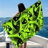 Navy BlobBeach Towel Ultra-fine Fiber Quick Drying Absorbent Beach Swimming Vacationvacation Essentials Gifts