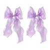 2PCS Non Drilled Curtain Clips Home Decor Curtain Tieback Romantic Bow Curtain Tie  Home Decor
