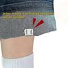 10pcs/Set Invisible Leg Shortening Clip Non-slip Fixed Pants Edge Clip for Anti-drag Pants Hem Fixing Device Seam-free Hidden