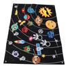 Solar System Felt Story Board Outer Space Universe Storytelling Wall Hanging Felt Board Interactive Play Kit with Hooks
