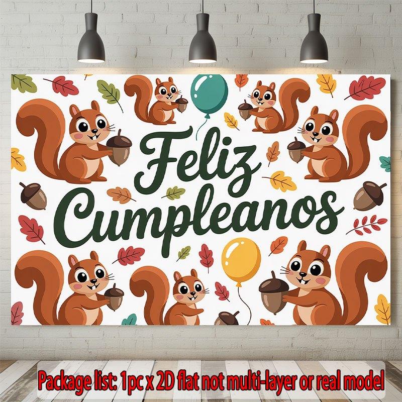 Party Backdrop Flat Feliz Cumpleaos Events Wedding Coming Ceremony Four Season Photo Booth Decor Front Door Decor