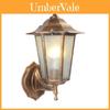 Arandela Hexagonal Estilo Vintage Com Iluminação LED Para Decoração de Varanda Exterior