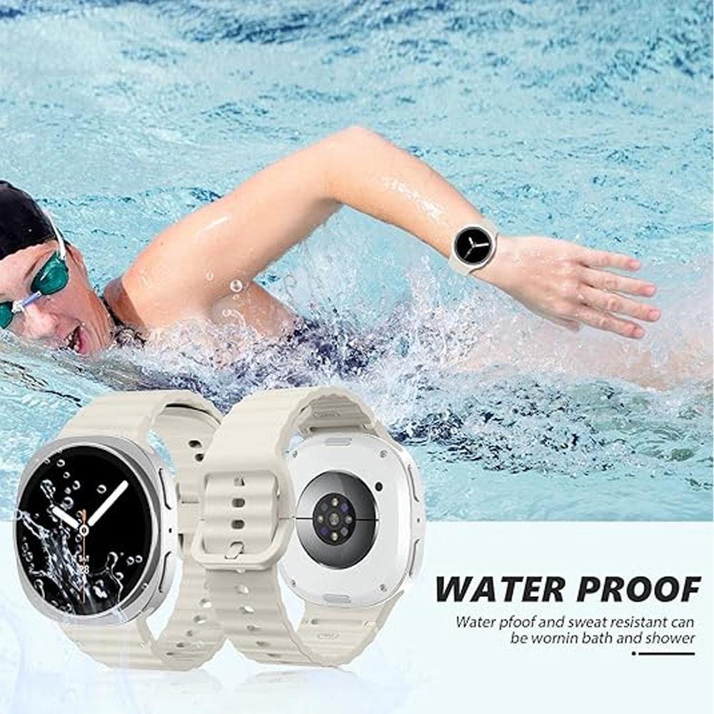Straps for Samsung Galaxy watch 8 44mm 40mm 2 Pcs Belt Silicone Sport Wrist Bracelet Correa Galaxy watch 8 classic 46mm Bands
