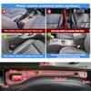 1Pair Car Seat Gap Filler Seat Crevice Storage Box Bag Between Seats Console Organizer Decoration Interior Auto Accessories