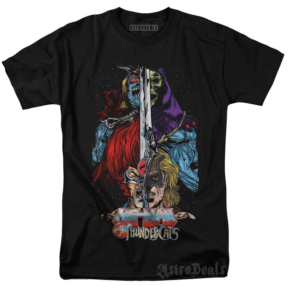 Thundercats Masters of The Universe Хит-Мэн Классический Винтажный Графический дизайн Футболка Унисекс Футболка S