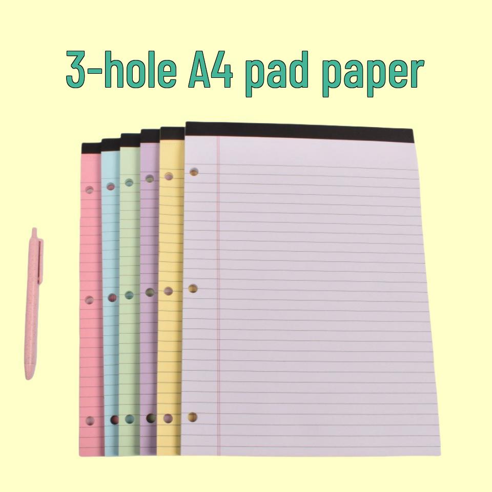 KAISA A4 Flip-Top Notepad - Multi-color, Tear-Off, Sectioned Design