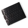 CLW Crocodile Leather Works Diamond Python Bifold Wallet (Bill Compartment) In Black. Made In Japan with Diamond Python and Snakeskin Leather. Men's,