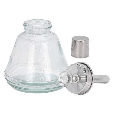 Dávkovač tekutiny s pumpičkou na stlačení, lahvička k doplnění odlakovače na nehty, 180 ml (Hliníkové jádro)