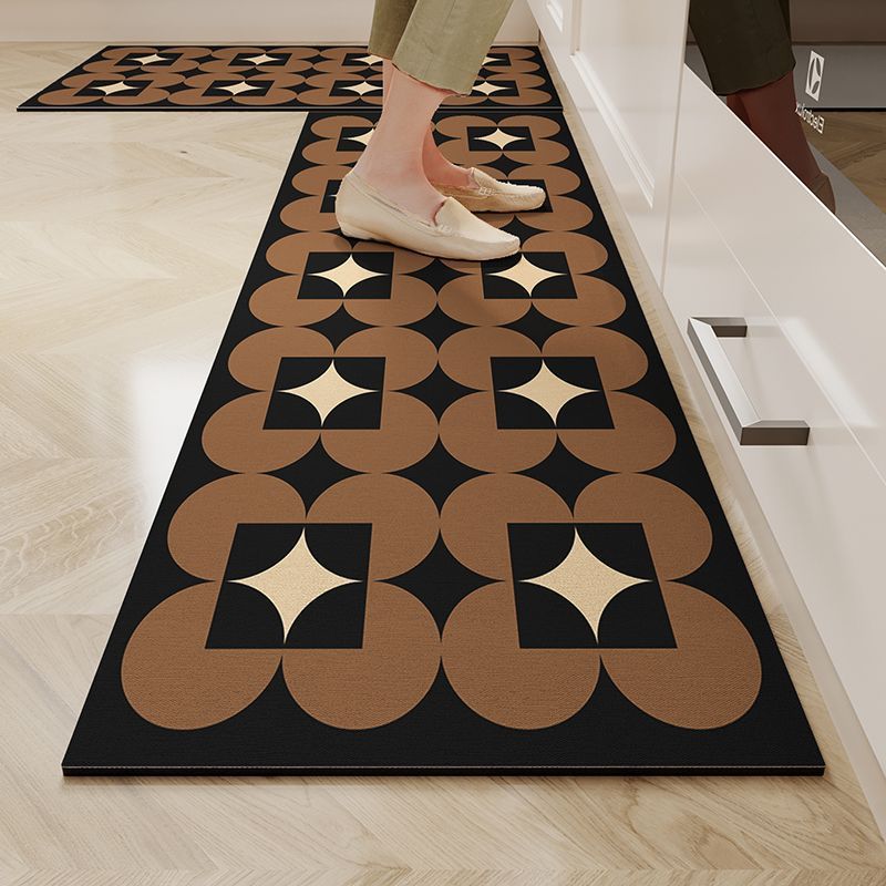 Modern Simple Kitchen Floor Mat, Water-Absorbing, Dirt-Resistant And Wear-Resistant Diatom Mud Floor Mat, Household Non-Slip Strip Set, Foot Mat