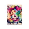 Colored lion wall art graffiti paintings for interior decoration posters and hd pictures for decor living room canvas painting