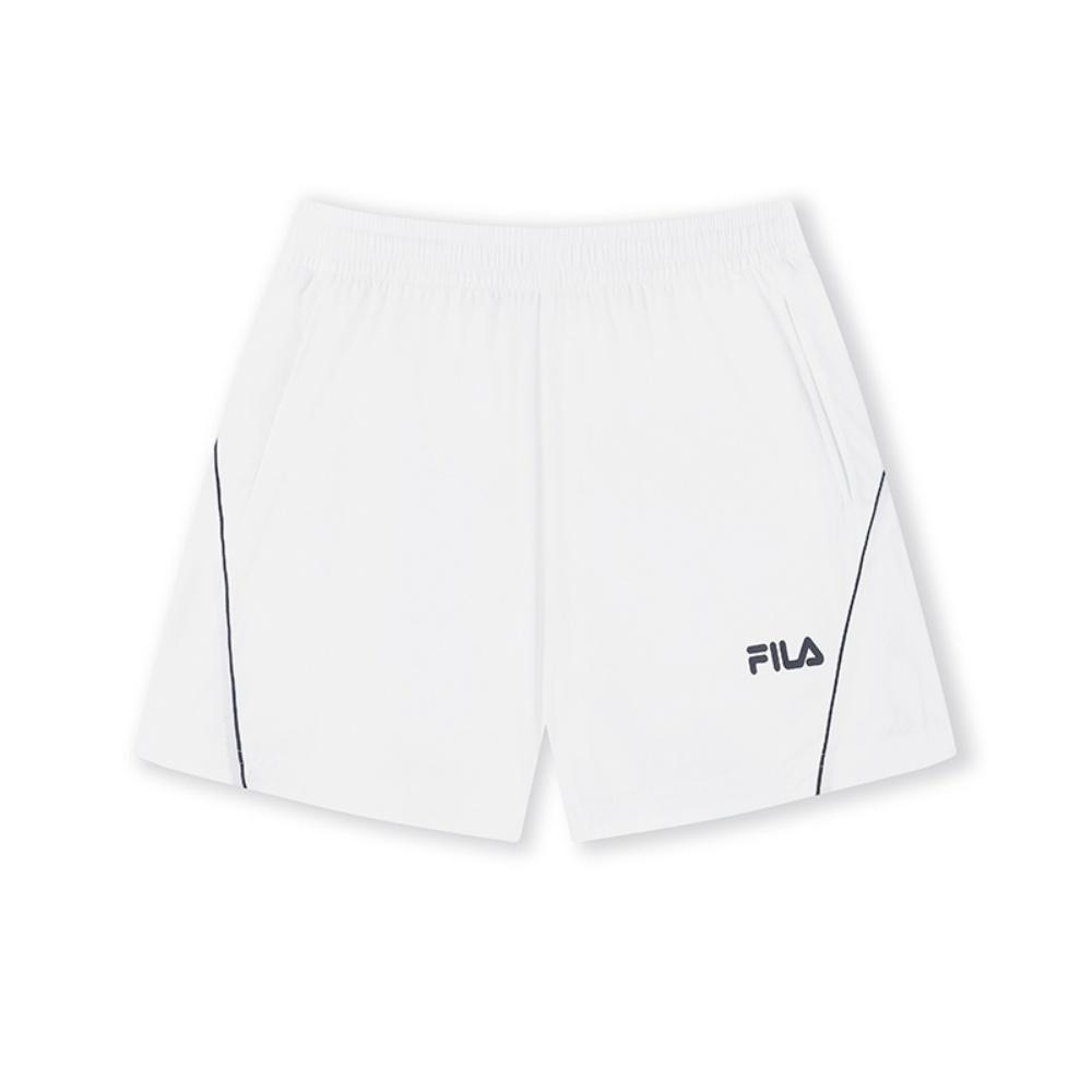 FILA Original Fashion Simple Sports Comfortable Versatile Three-Quarter Casual Shorts Women shorts Cloud-Mushroom-White F11W529804F-WT