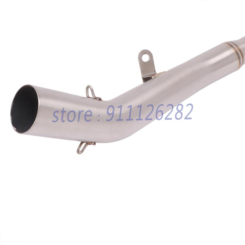 For VOGE 300RR LX300 2020 2021 2022 Motorcycle Exhaust Escape System Modified Muffler 51mm Front Middle Link Pipe With Catalyst