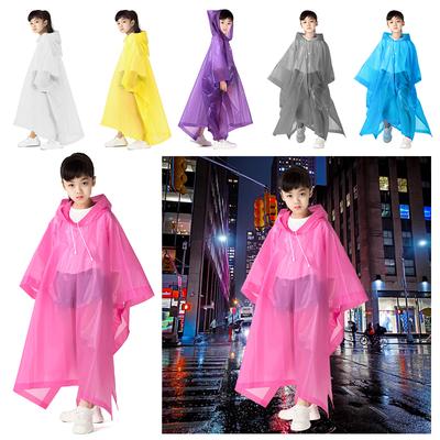 New Thickening EVA Kids Raincoat Thickening Full Body One-Piece Raincoat Waterproof Convenient Rain Gear Unisex