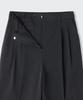 MUSINSA STANDARD WOMAN Women'S High-Waisted Wide Hidden Banding Slacks [Charcoal Gray]