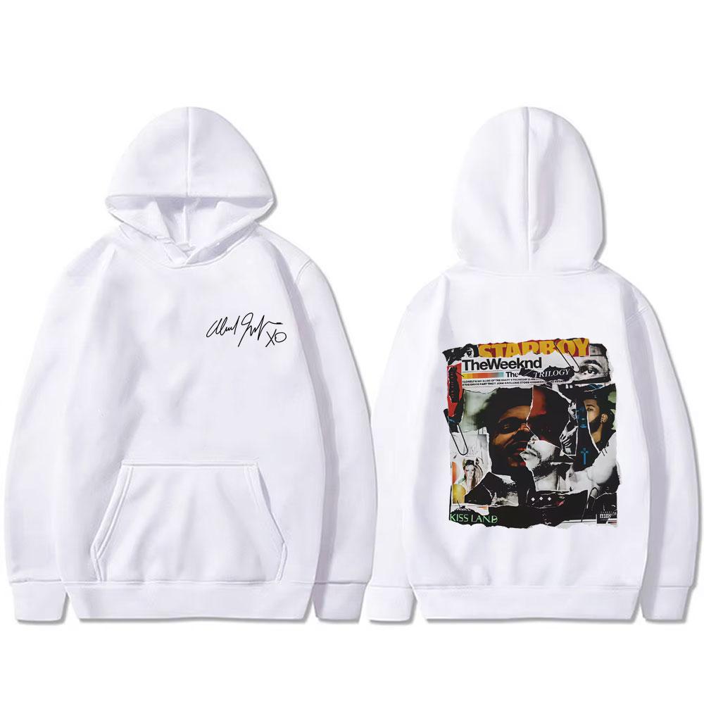 Rapper The Weeknd Music Album Cover 2026 Merch Hoodie Unisex Hip Hop Fashion Pop Music Streetwear Unisex Vintage Sweatshirt