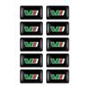 NYDM6 3D Car Emblem Epoxy Sticker Badge Interior Accessory For Skoda Kodiaq Octavia Enyaq Kamiq Scala Rapid Superb Karoq Vision RS A7