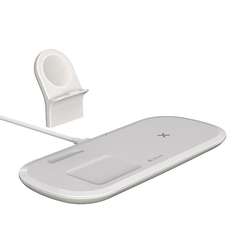 

DEVIA Smart Series Wireless Charger 3-in-1 15W Fast Charging Station for Phone/Watch/Earphone