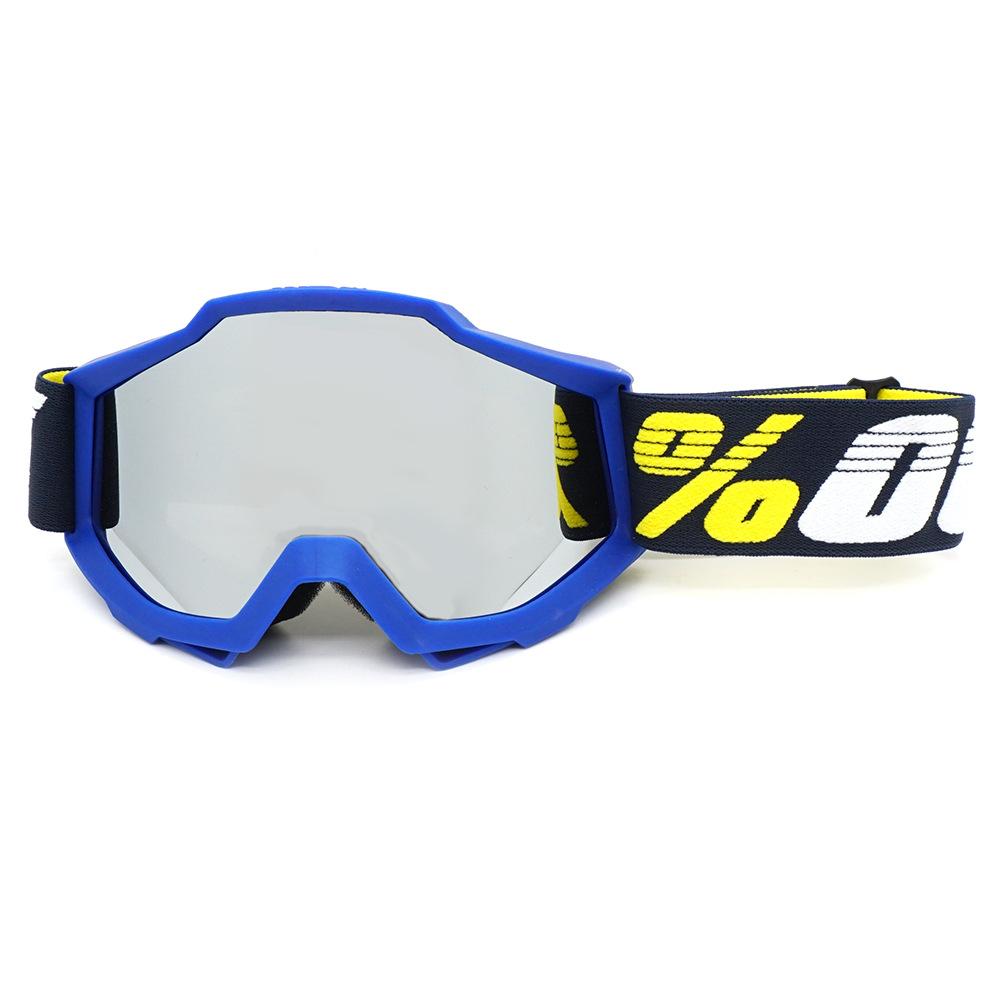 

100% Off-Road Goggles Motorcycle Helmet Goggles Mountain Bike Windproof and Sandproof Riding Glasses лазурь