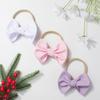 Summer new baby bow headband hair accessories children's soft and comfortable double-layer infant headband