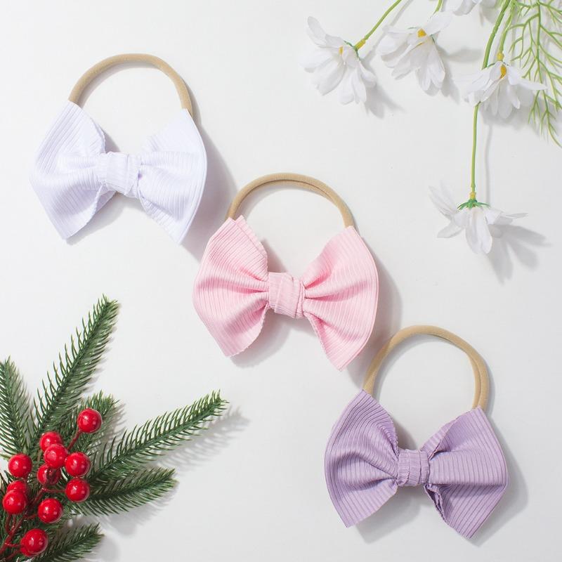 Summer New Baby Bow Headband Hair Accessories Children's Soft and Comfortable Double-layer Infant Headband