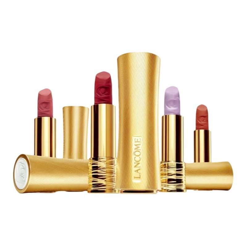 Lancôme 90-летний юбилей Лимитированная помада Помада Увлажняющая Шелковистая Помада Увлажняющая Легко наносится Цветная Прозрачная красный