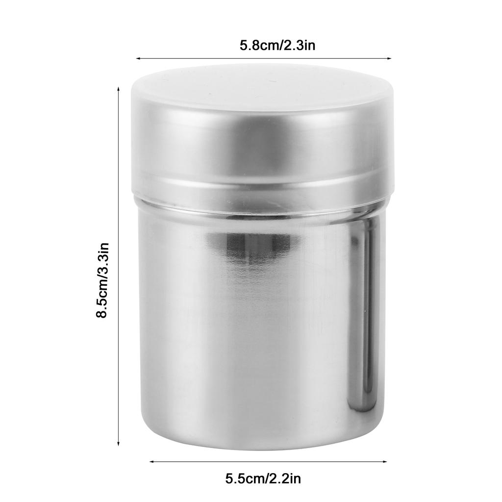 Stainless Steel Fine Mesh Powder Shaker Chocolate Coffee Sifter for Kitchen Baking Cooking