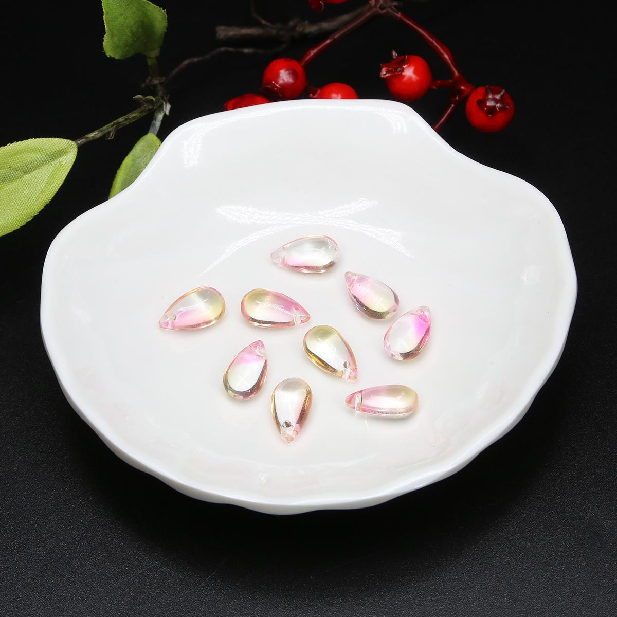 

5 шт. 14x18 мм скляна чеська крапля води кулон розсипні намистини для виготовлення ювелірних виробів DIY сережки