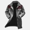 Autumn and winter men's coat suede color matching jacket multi-pocket coat 1 color doma