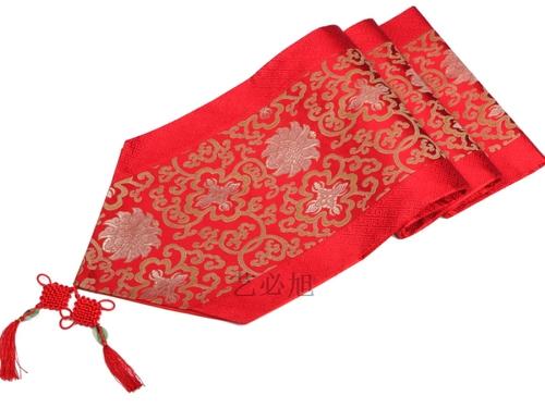 Chinese Style Rural Fashion Table Flag Modern Minimalist Brocade Dining Table Cloth Multi Color Tea Table Cloth Art Table Flag