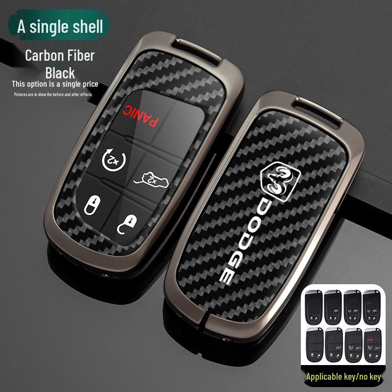 Dodge Journey Challenger RMA Ram Full-Cover Metal Key Case for Men