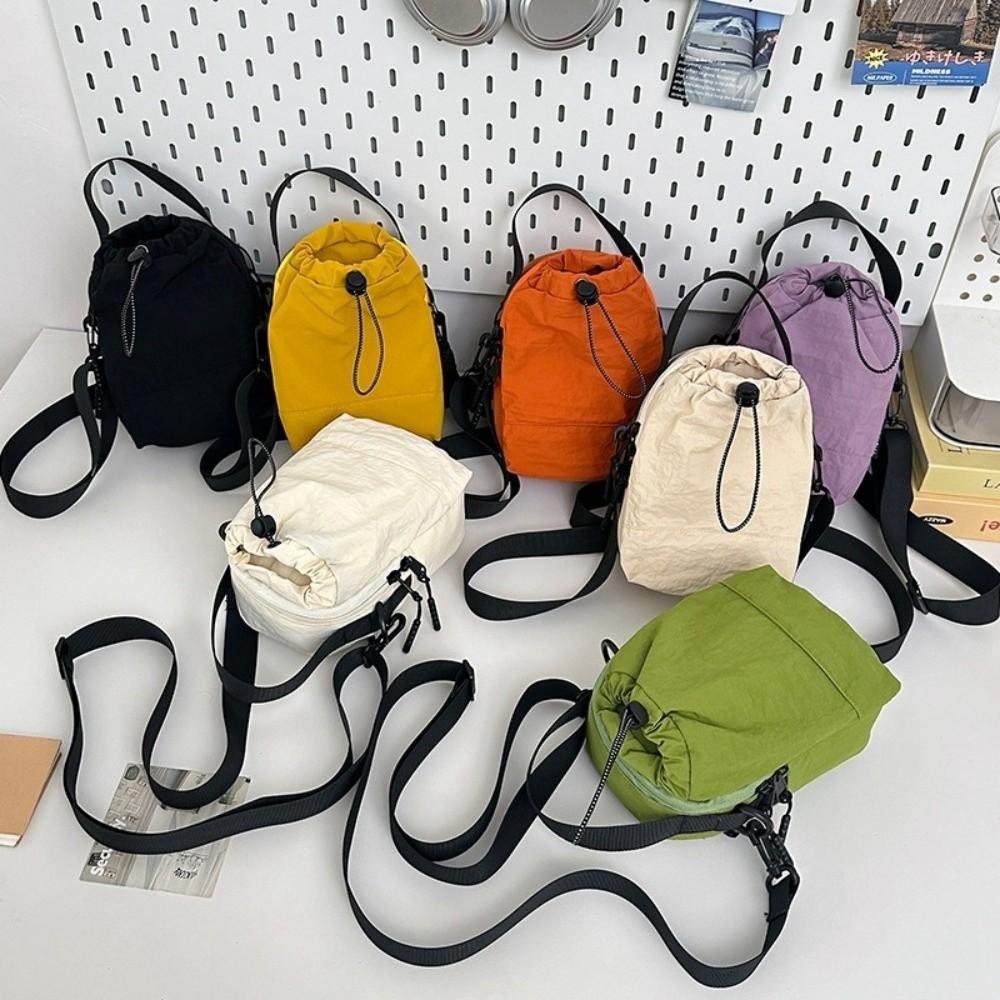 Quick Drying Portable Shoulder Bags Small Size Sport Design Nylon Waterproof Bag Adjustable Strap Casual Style Crossbody Bag