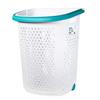 Rolling Laundry Hamper with Pop-up Handle Plastic 2 Bushel Wheeled Basket Mobile Storage Adult Tween Ideal College Home Garage