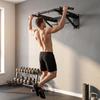 Pull Up Bar Wall Mounted Chin Up Bar with Folding Design, 3 Hooks for Resistance Bands, Supports Up To 120 Kg, Black