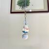 Game Love And Deepspace Zayne Cosplay Keychain Kawaii Resin Snowman Pendant Phone Chain Keyring Key Chain Bag Accessories Gift