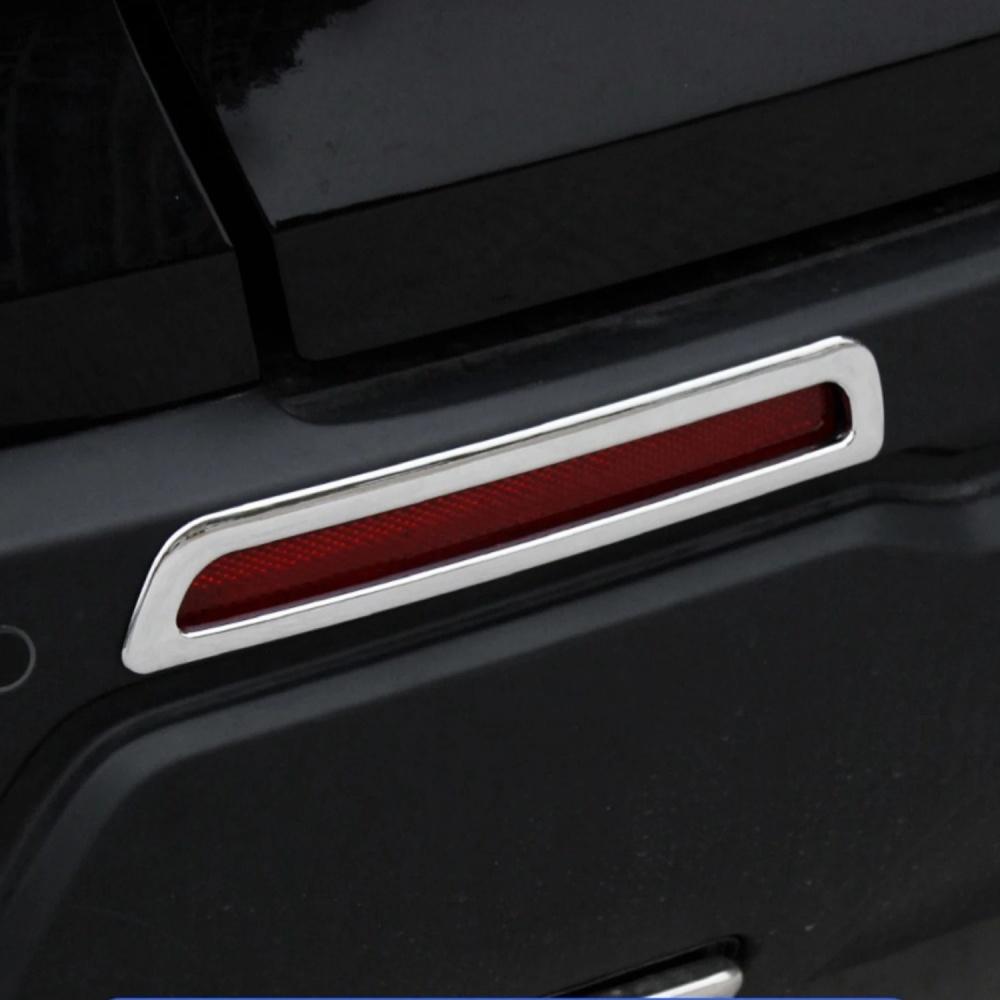 For Honda CRV CR-V 2023 2024 2025 ABS chrome Rear Fog Lights Cover Tail Lamp Foglight Trim Frame Car Sticker Accessories
