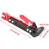 Motorcycle Foot Side Support Stand Universal Adjustable Aluminum Alloy Tripod Kickstand Foot Side Support Stand(Red), Car