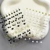 Minimalist 3D Heart & LOVE Line Nail Stickers - Popular TikTok & Xiaohongshu Nail Decals