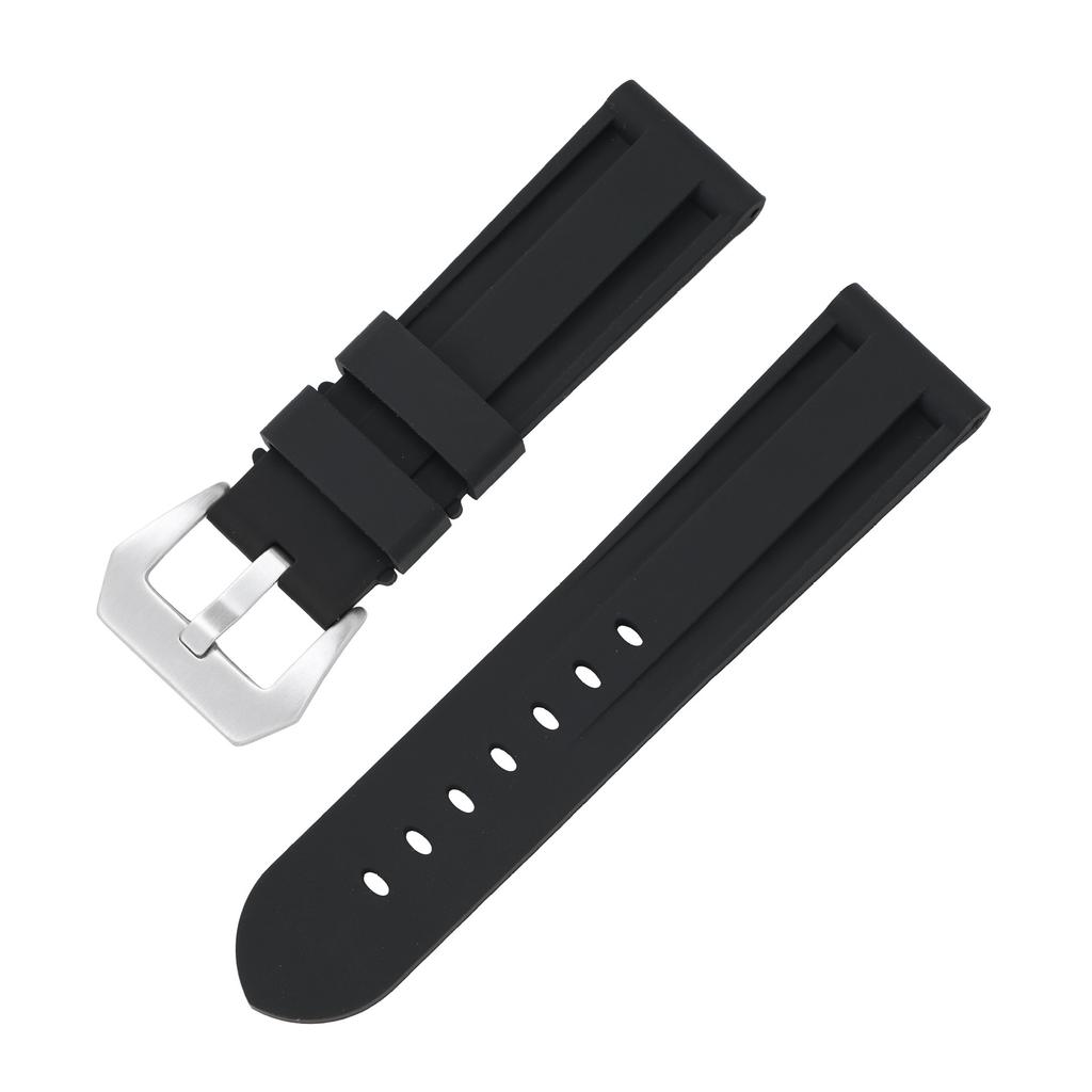 Watch bandPaneraiWatch strap for men and womenPAM11Silicone Rubber Belt Waterproof Watch Strap20mm 24mm26mm