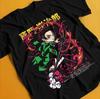 Demon Slayer Shirt Obanai Iguro Tshirt Zenitsu T-Shirt Muzan Tanjiro Doma Tee Summer Men's and Women's Breathable T-shirt Top