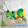 food B-Bread Thief-f Throw Warm Soft Flannel Blanket, Multi-use for Sofa Bed Camping Travel Nap