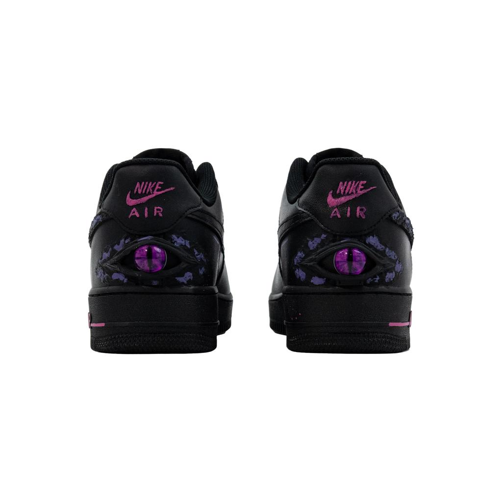 Nike Air Force 1 Low top Skateboardové boty Unisex Černá Fialová CW2288-001(Tým454-)