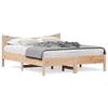 Vidaxl Bed Frame Without Mattress, 150X200 Cm, Solid Pine Wood