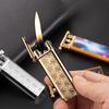 New Vintage Grinding Wheel Lighter Metal Creative Classic Personality Mini Igniter Gift Men's Premium Cigarette Accessories