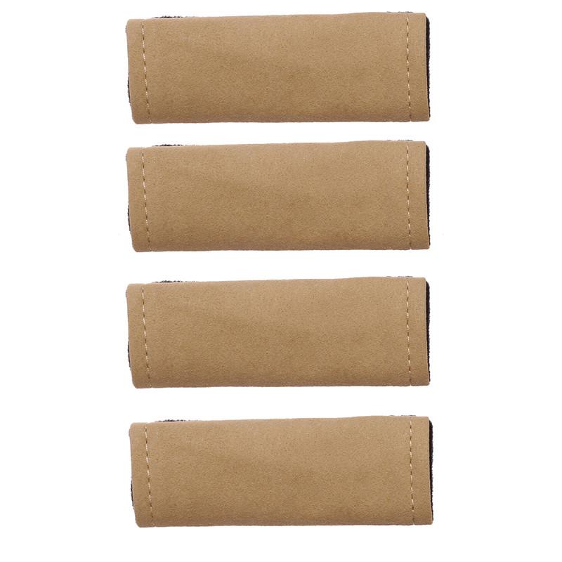Car Roof Armrest Soft Suede Cover Auto Interior Pull Handle Gloves Protection Tools Ceiling Handle Protective Covers Accessories